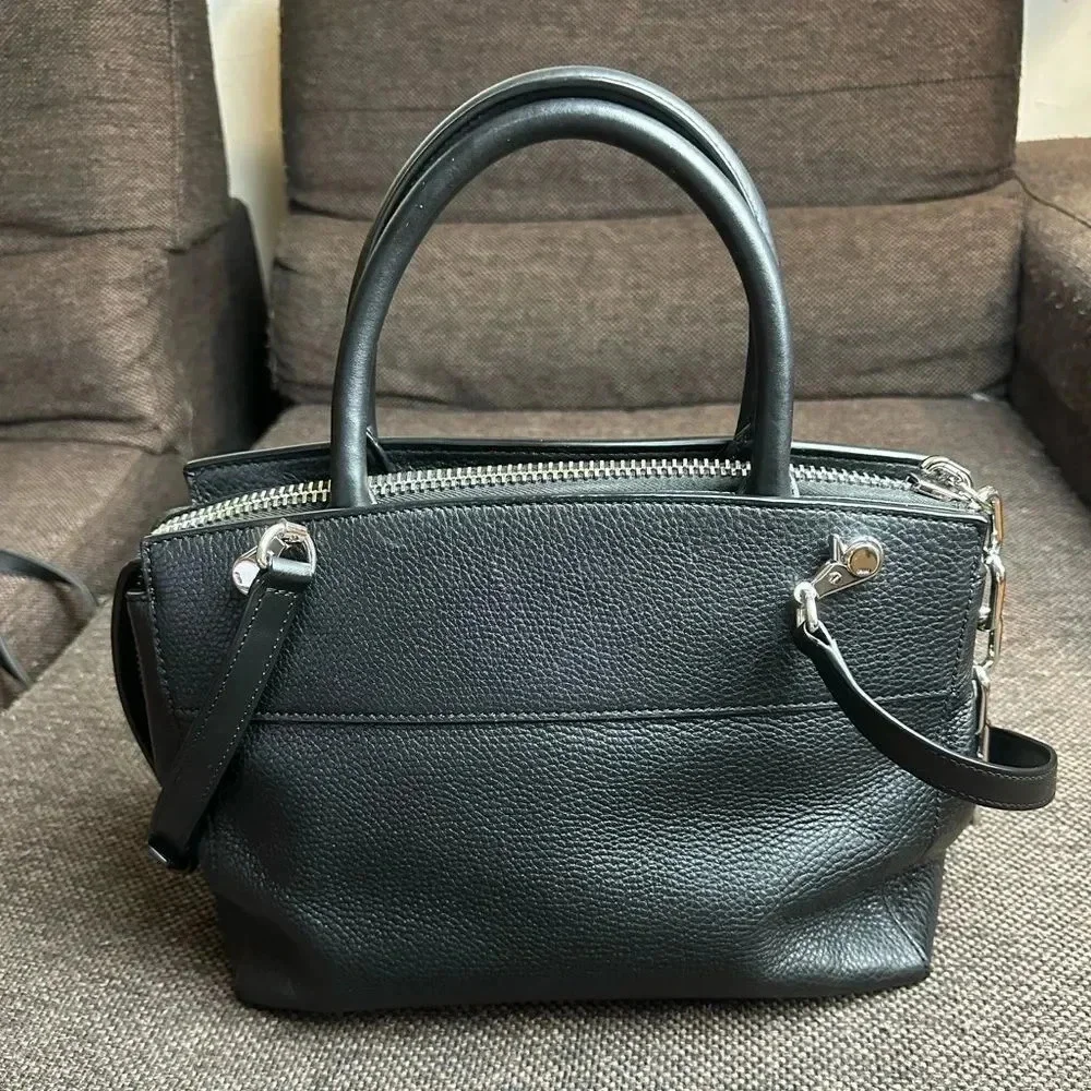 Alexander Wang Black Attica Suede Satchel Bag